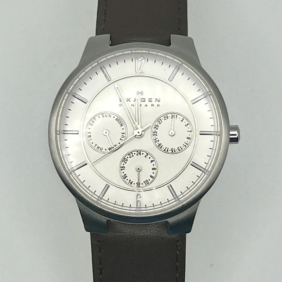 Skagen Denmark Unisex Multifunction Watch Working - Picture 6 of 10